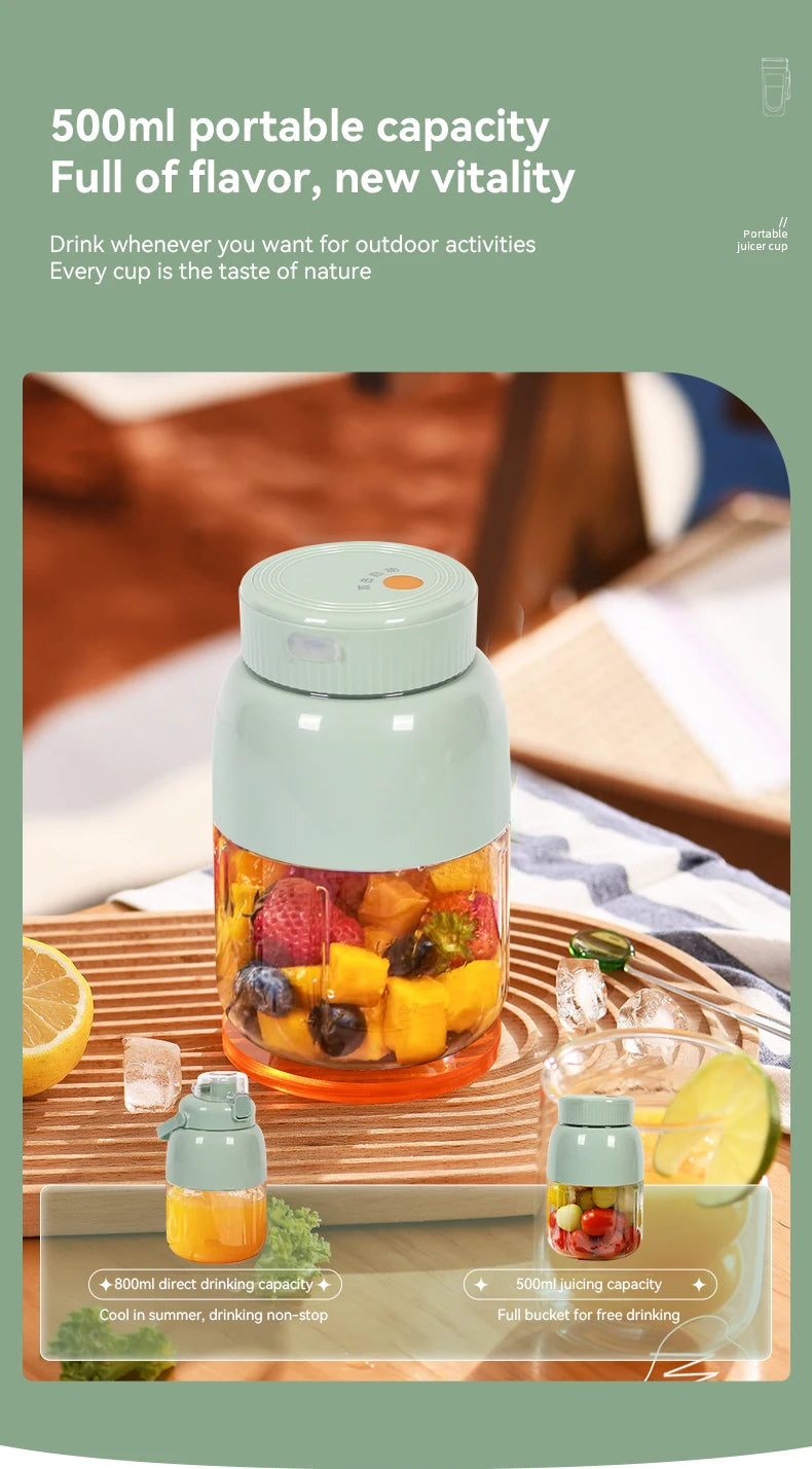 QuickBlend Go – Portable Smoothie Juicer Cup