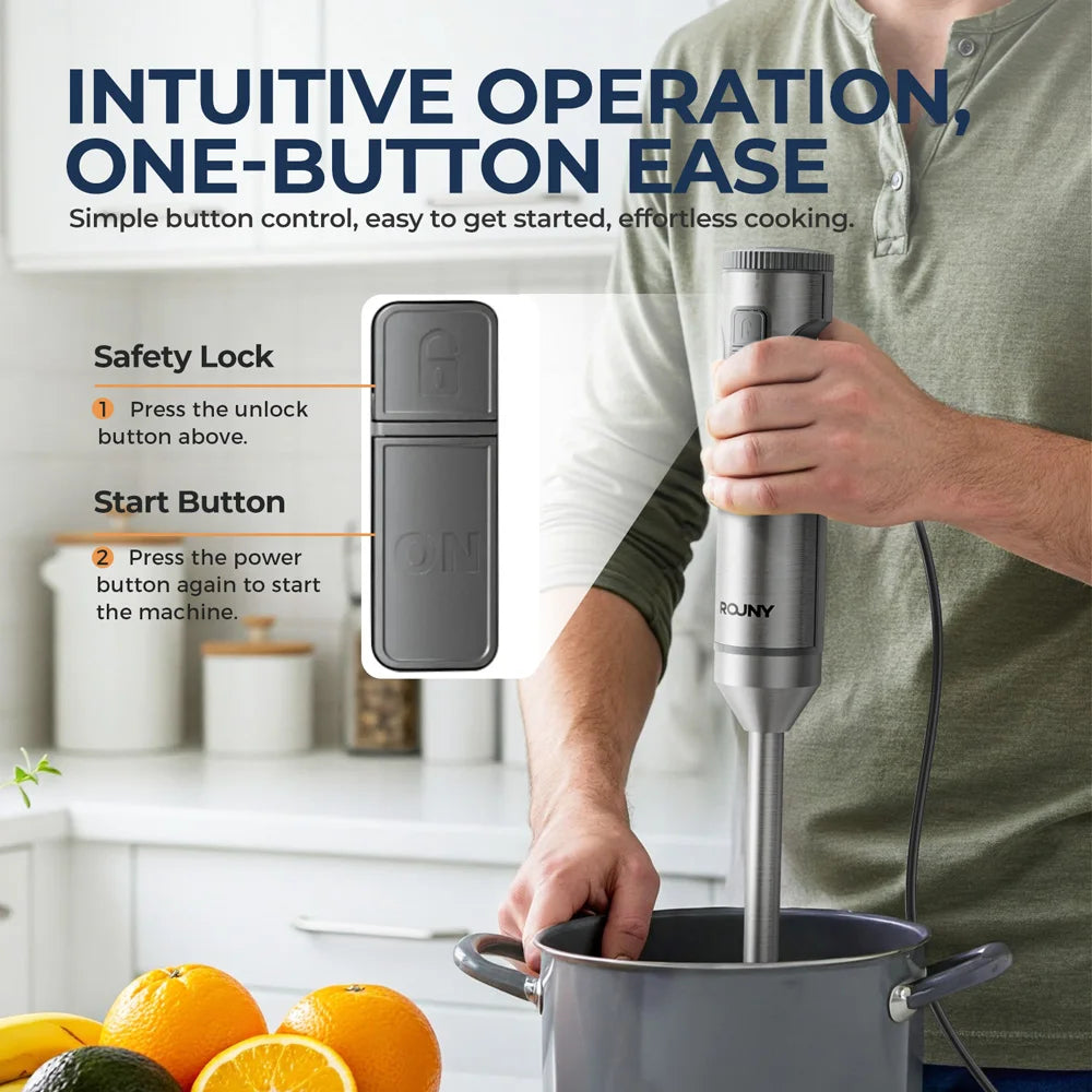 BlendForce Pro – 4-in-1 Hand Immersion Blender Set