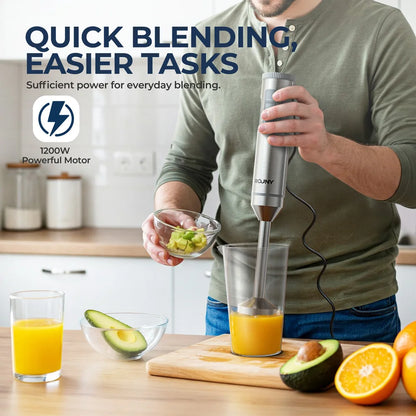 BlendForce Pro – 4-in-1 Hand Immersion Blender Set